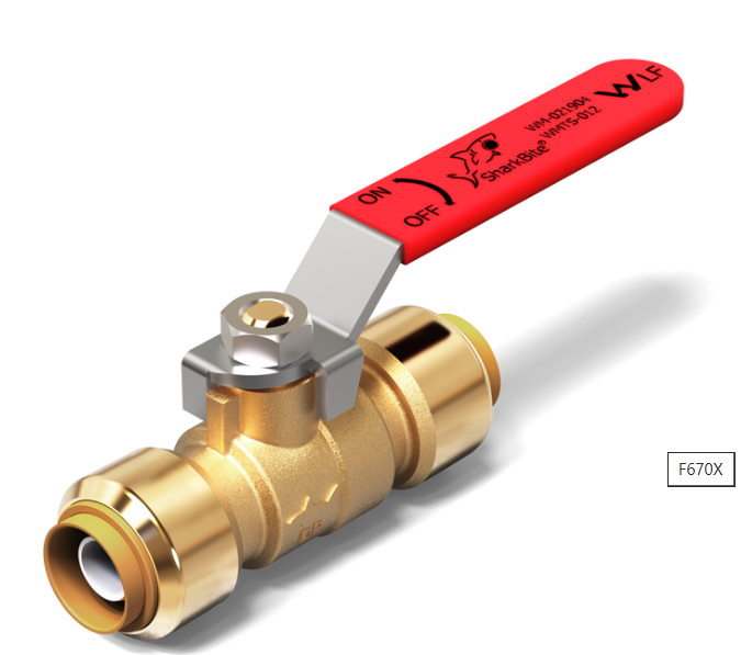 Product image of Ball Valve Brs Y/Flex x Y/Flex 20mm