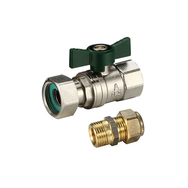 Product image of Water Valve Cu x 20mm Loose Nut - Nylon Olive  