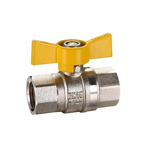 Product image of 1/2" Gas Butterfly Handle Ball Valve ff