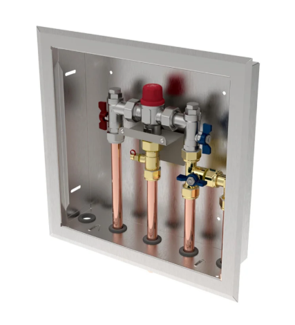 Product image of AQUABLEND 1500 TMV SS CABINET LOCKABLE CW BYPASS HINGED LID