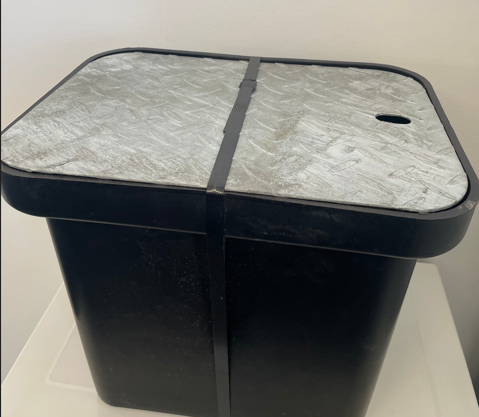 Product image of Small Meter Box with Checker Plate Lid  