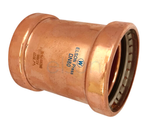Product image of Copper Press Water Slip Socket 80mm  