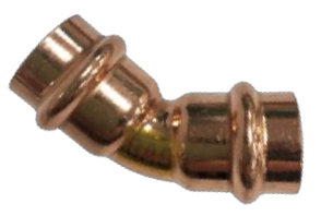 Product image of Copper Press Water Elbow 25 x 45  