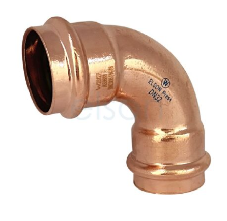 Product image of Copper Press Water Elbow 32 x 90  