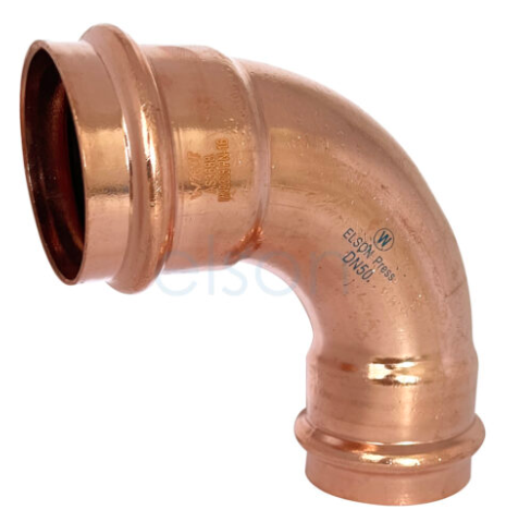 Product image of Copper Press Water Elbow 50 x 90  