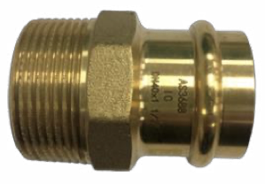 Product image of Copper Press Water Adaptor 15mi x 15cu  