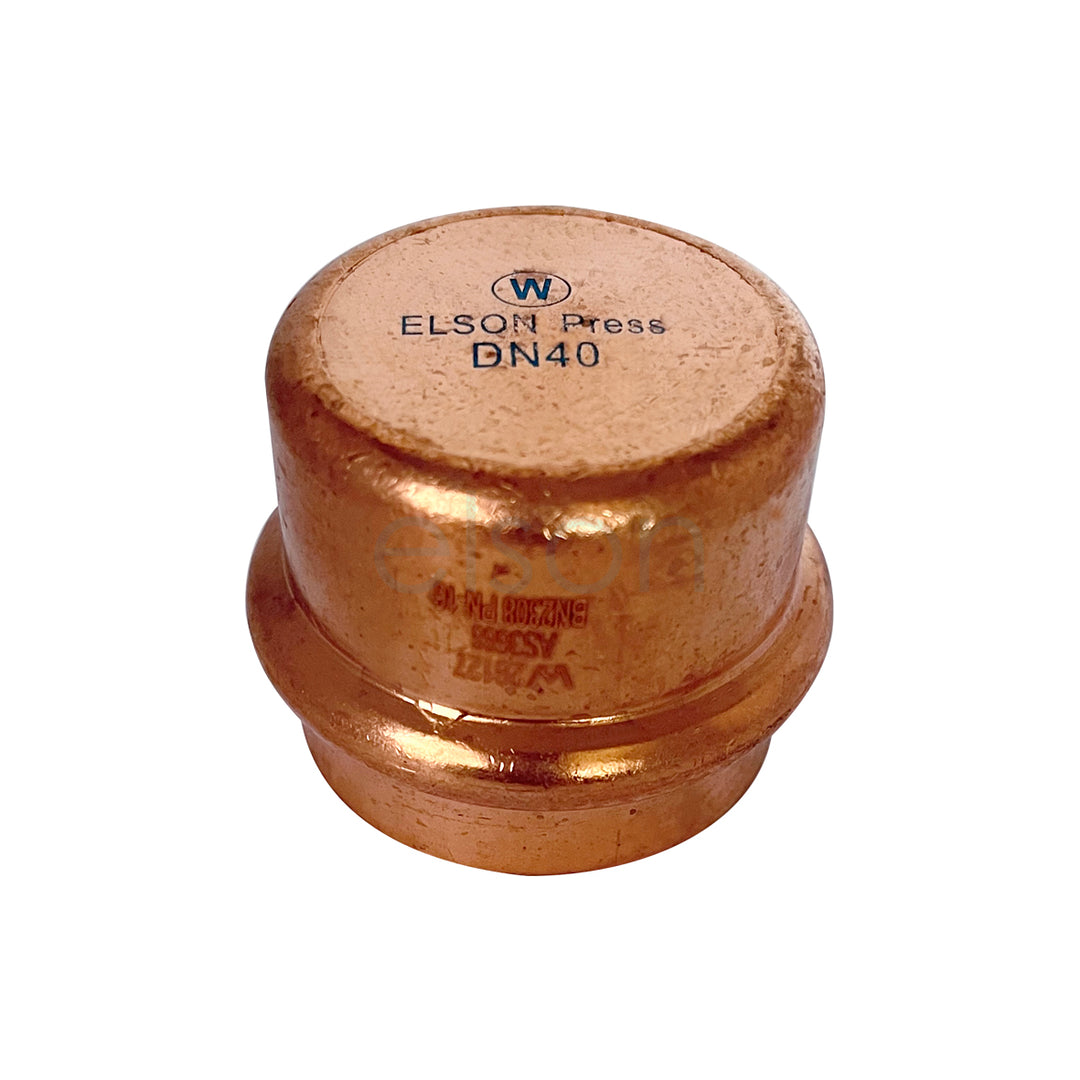 Product image of Copper Press Water End Cap 40mm