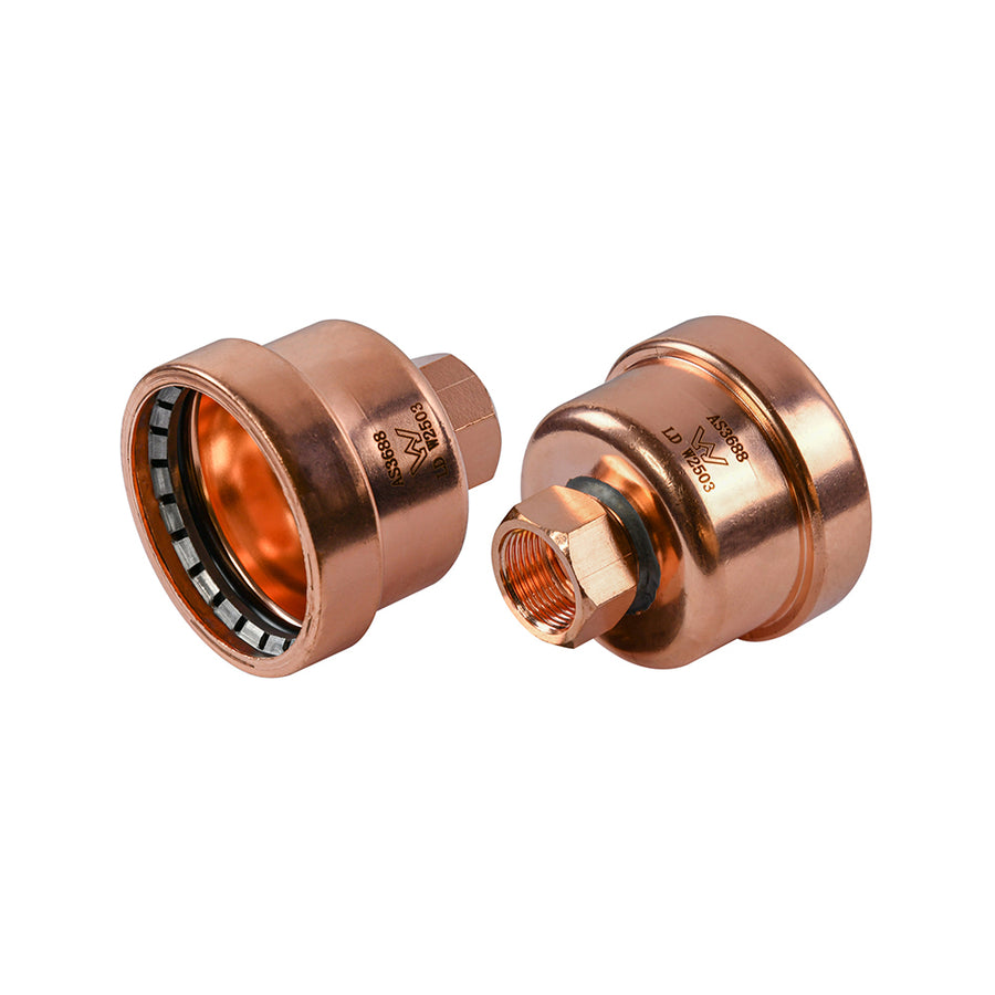 Product image of Copper Press Water End Cap 65mm