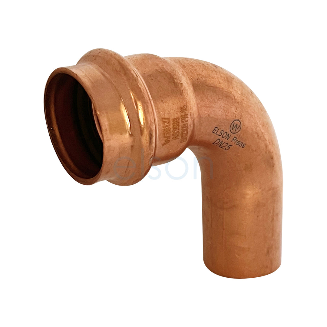 Product image of Copper Press Water Elbow mf 25 x 90