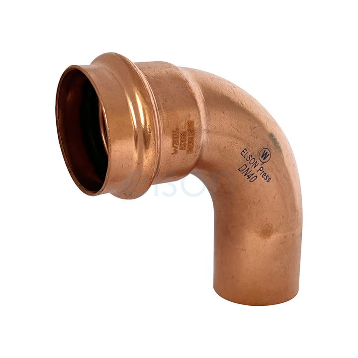 Product image of Copper Press Water Elbow mf 40 x 90