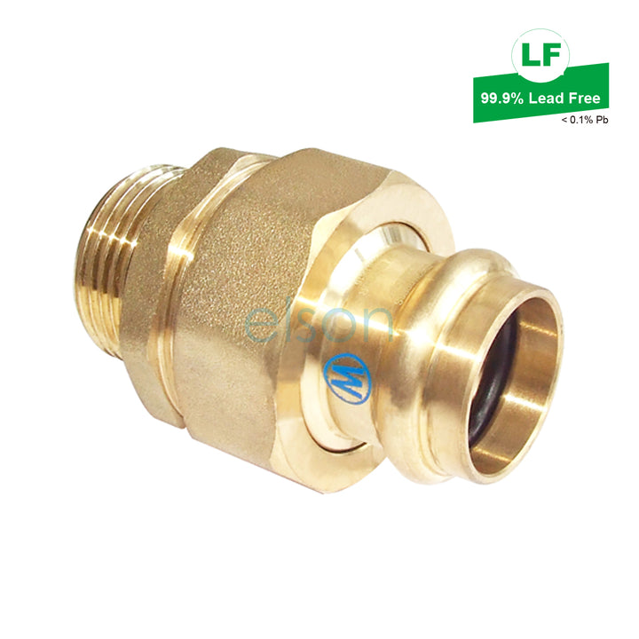 Product image of Copper Press Water Barrel Union 32mi x 32cu
