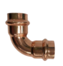 Product image of Copper Press Gas Elbow 32 x 90  
