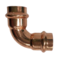 Product image of Copper Press Gas Elbow 50 x 90  