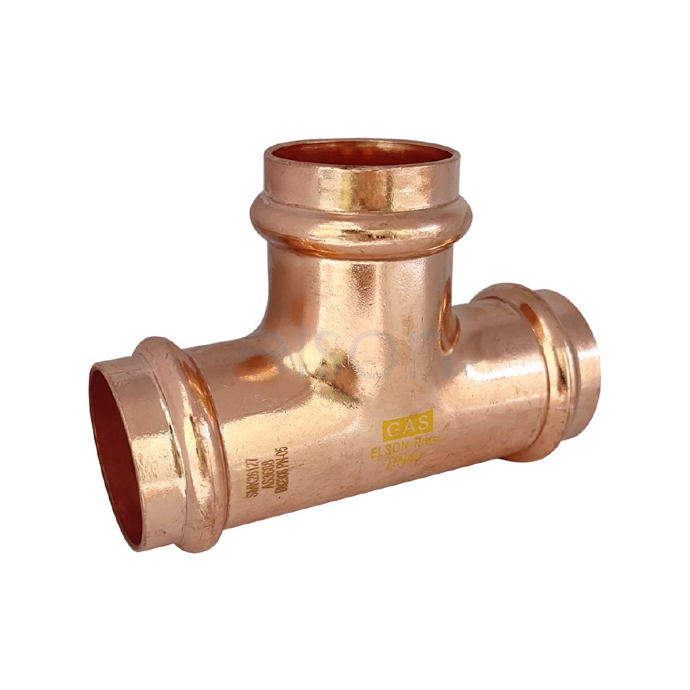 Product image of Copper Press Gas Tee 40mm