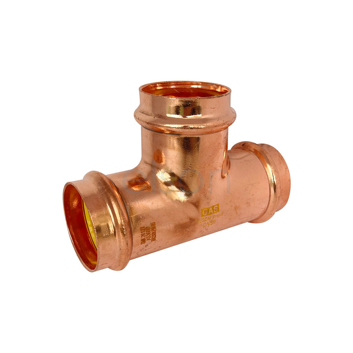 Product image of Copper Press Gas Tee 50mm