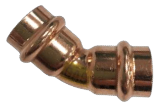 Product image of Copper Press Gas Elbow 25 x 45  