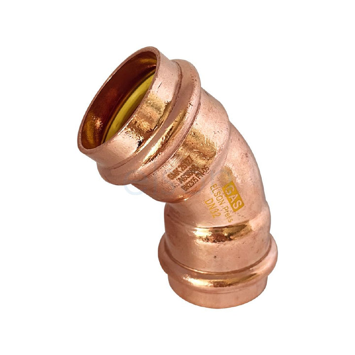 Product image of Copper Press Gas Elbow 32 x 45