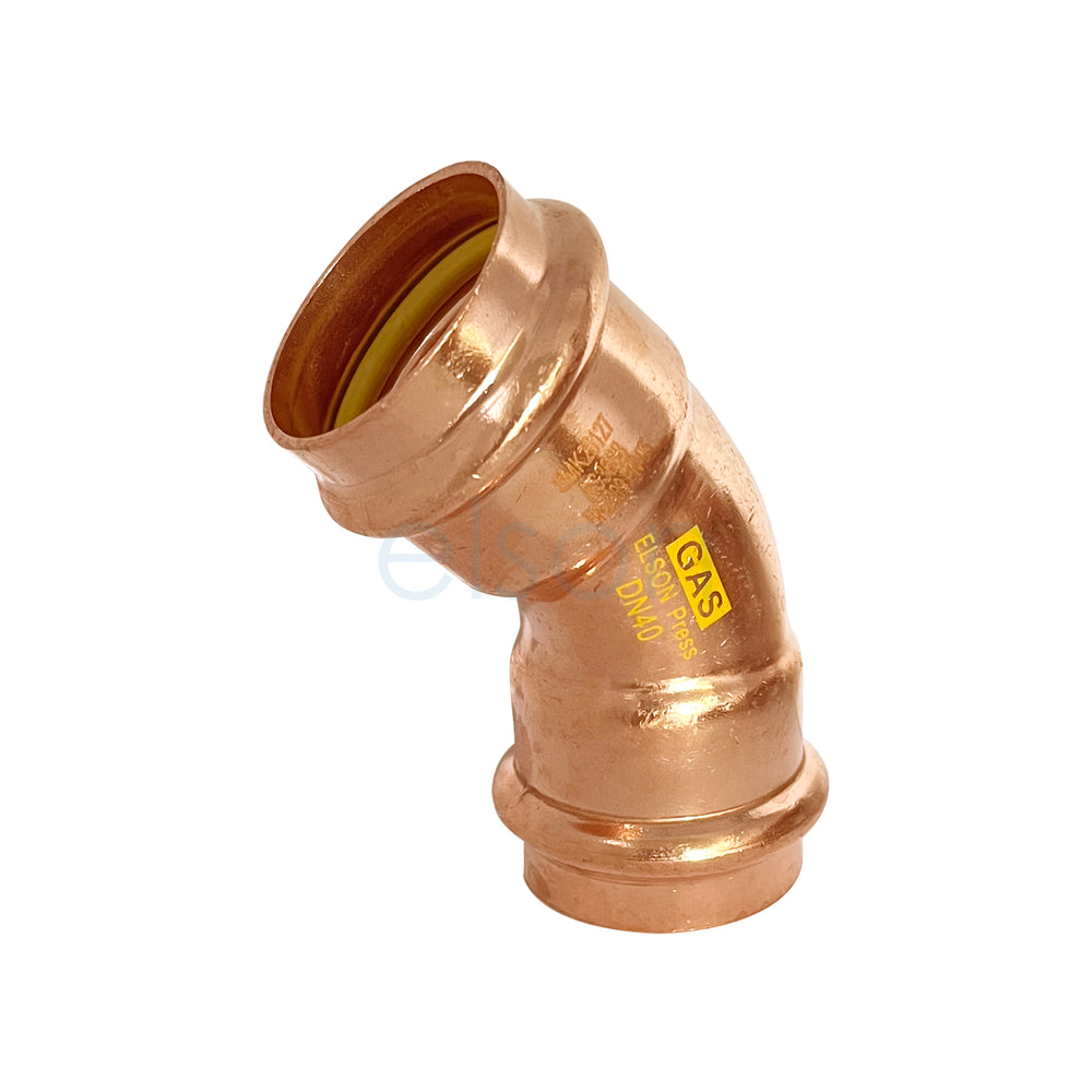 Product image of Copper Press Gas Elbow 40 x 45