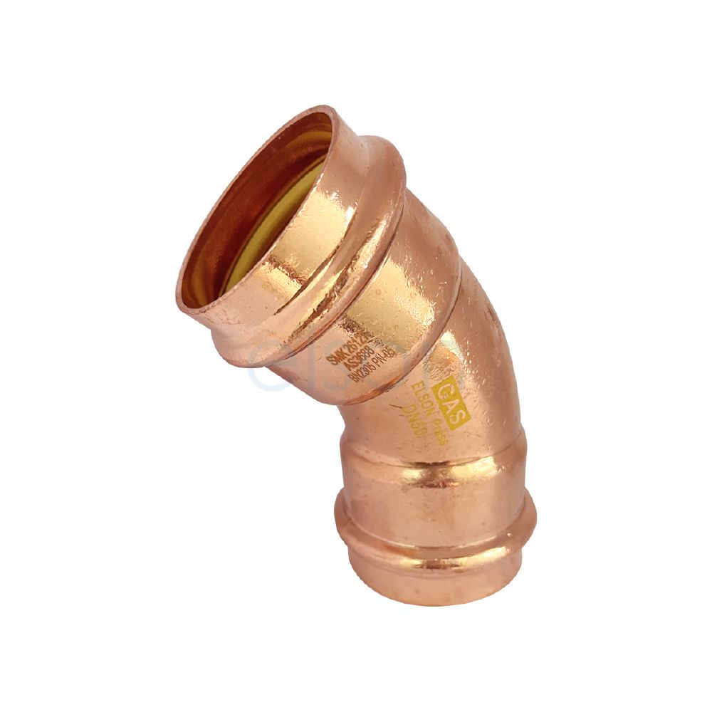 Product image of Copper Press Gas Elbow 50 x 45