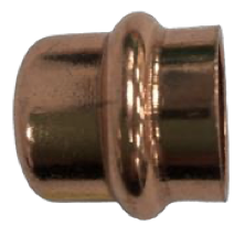 Product image of Copper Press Gas End Cap 15mm  