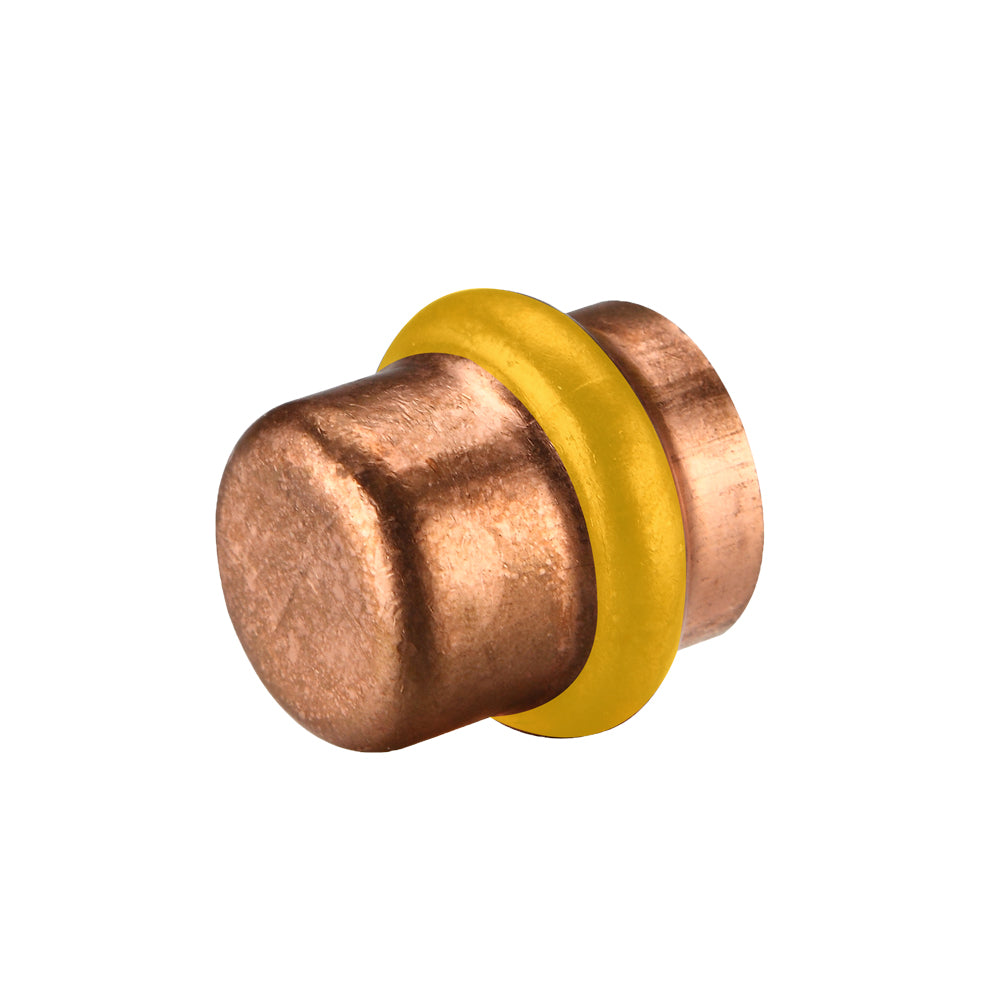 Product image of Copper Press Gas End Cap 32mm