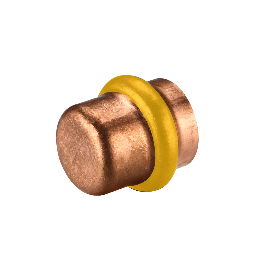 Product image of Copper Press Gas End Cap 32mm