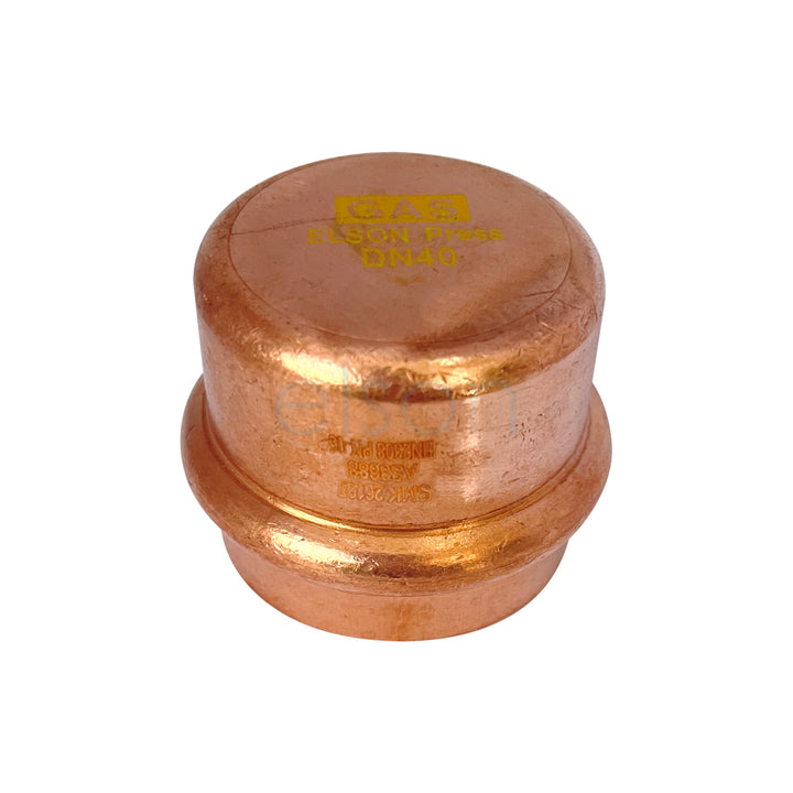 Product image of Copper Press Gas End Cap 40mm