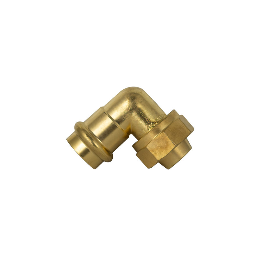 Product image of Copper Press Gas Loose Nut Elbow 15fi x 15