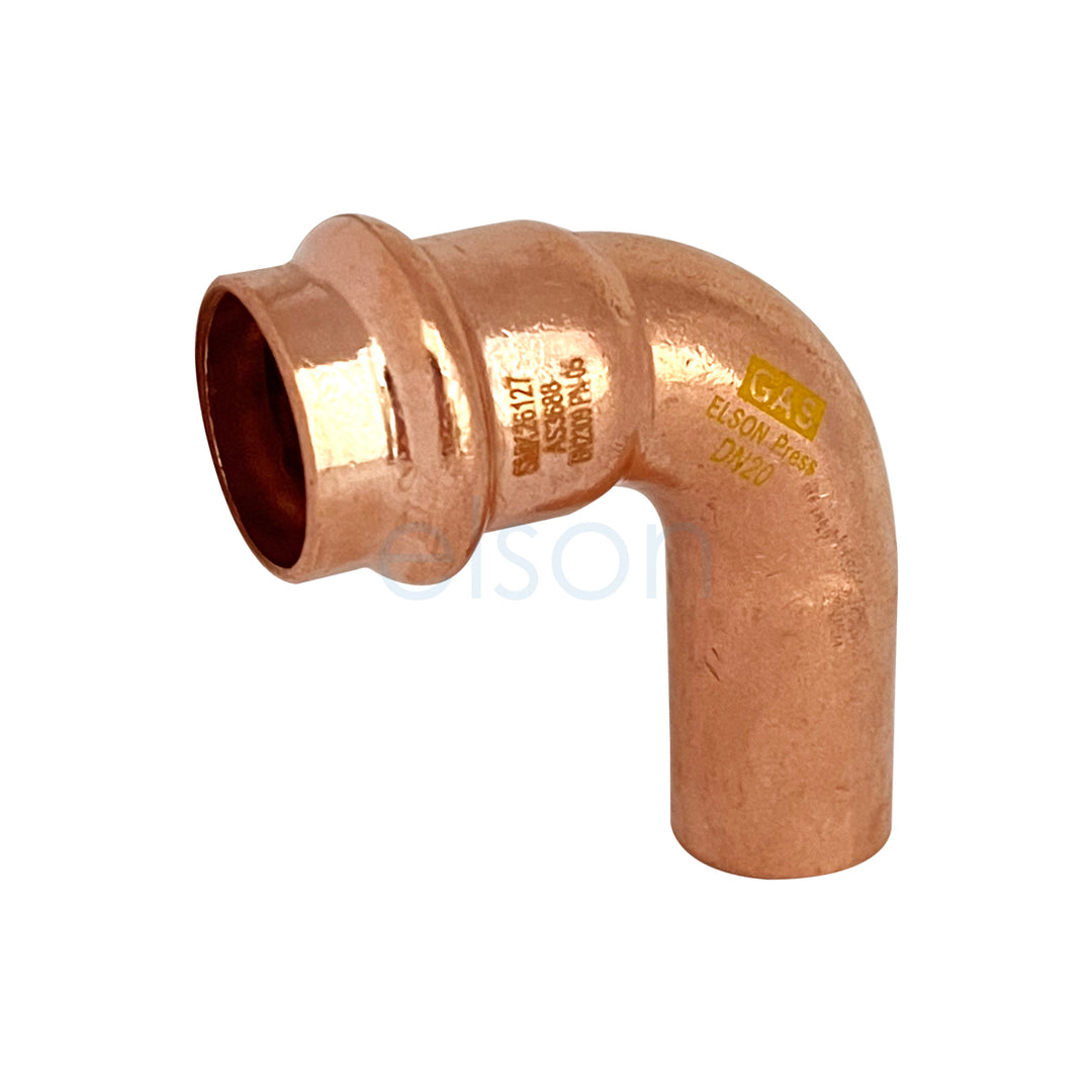 Product image of Copper Press Gas Elbow mf 20 x 90