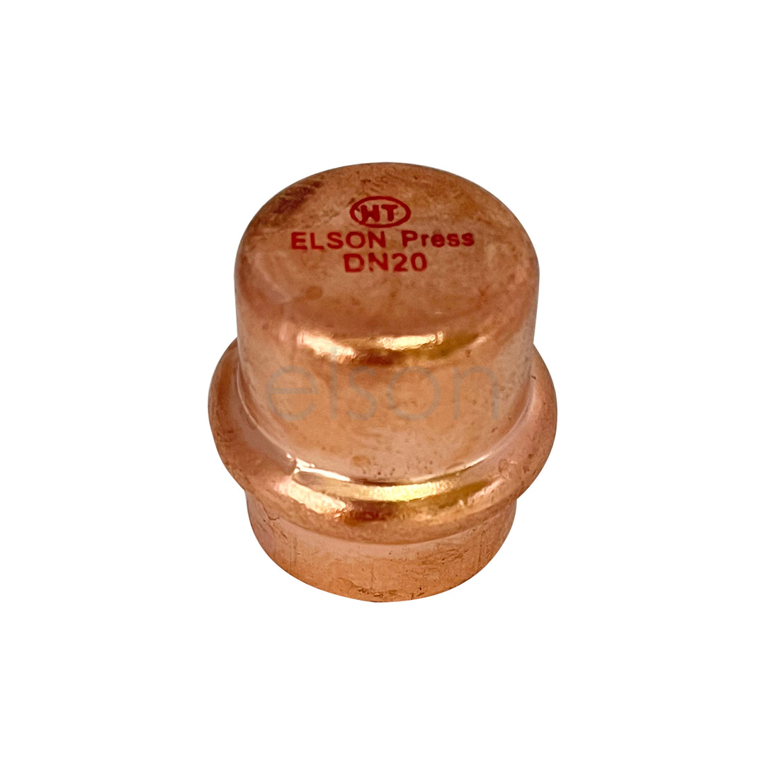 Product image of Copper Press Solar End Cap 20mm