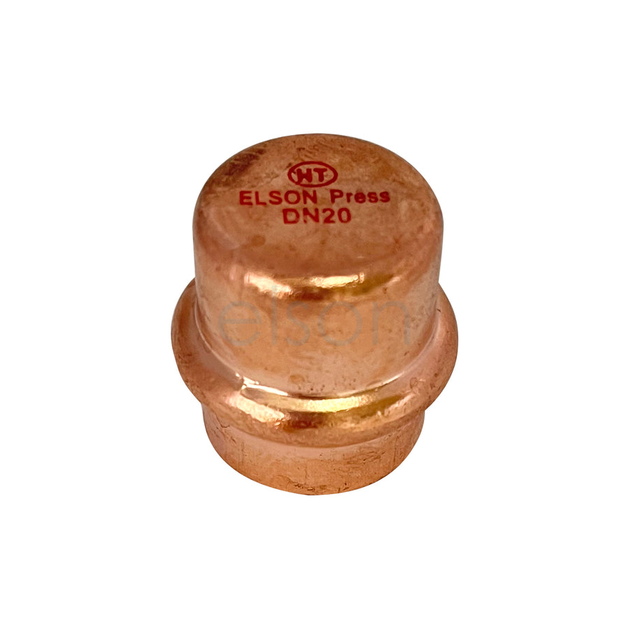 Product image of Copper Press Solar End Cap 20mm