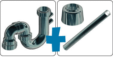 Product image of Trap Kit Cp Pvc S&P 50 x 750mm