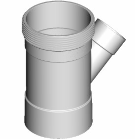 Product image of Junction Dwv Pln 100 x 65 x 45  (Y)  