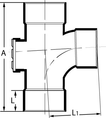 Junction Rear Access Dwv 100 x 85
