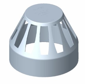 Product image of Vent Cowl Dwv Plain 100mm   
