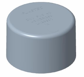 Product image of Push On Cap Dwv 40mm   