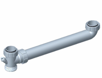 Product image of Double Bowl Connector Pvc 50 x 600