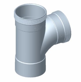Product image of Junction Dwv Pln ff 100 x 90 (Sweep / Square)  