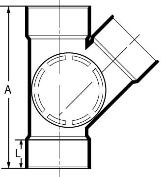 Junction Dwv Rh IO 100 x 45