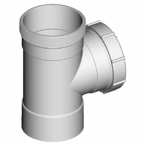 Product image of Inspection Pipe Dwv ff 100mm (IO)  