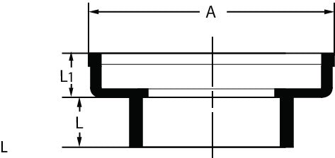Adaptor Dwv to Vc 100mm - Bell