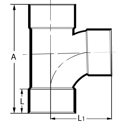 Junction Dwv ff 150 x 100 x 90