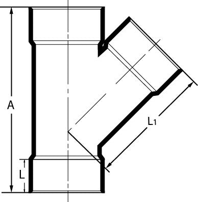 Junction Dwv Pln 225 x 45