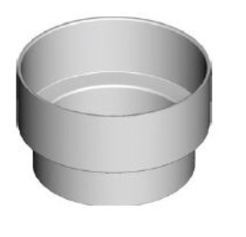 Product image of Stormflex x Stormwater Adaptor 90mm (1/2 Dog Bone) 