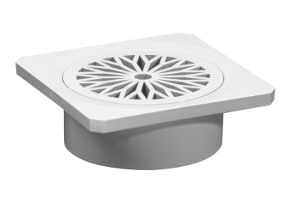 Product image of Stormwater Grate 90mm White  