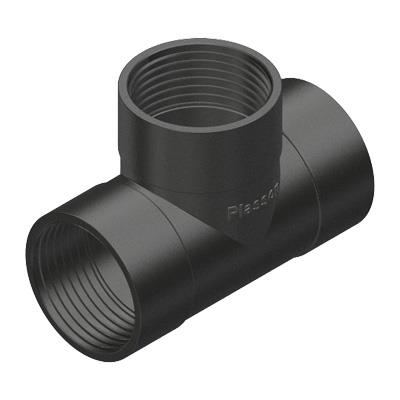 Product image of Tee Screwed Poly 40mm