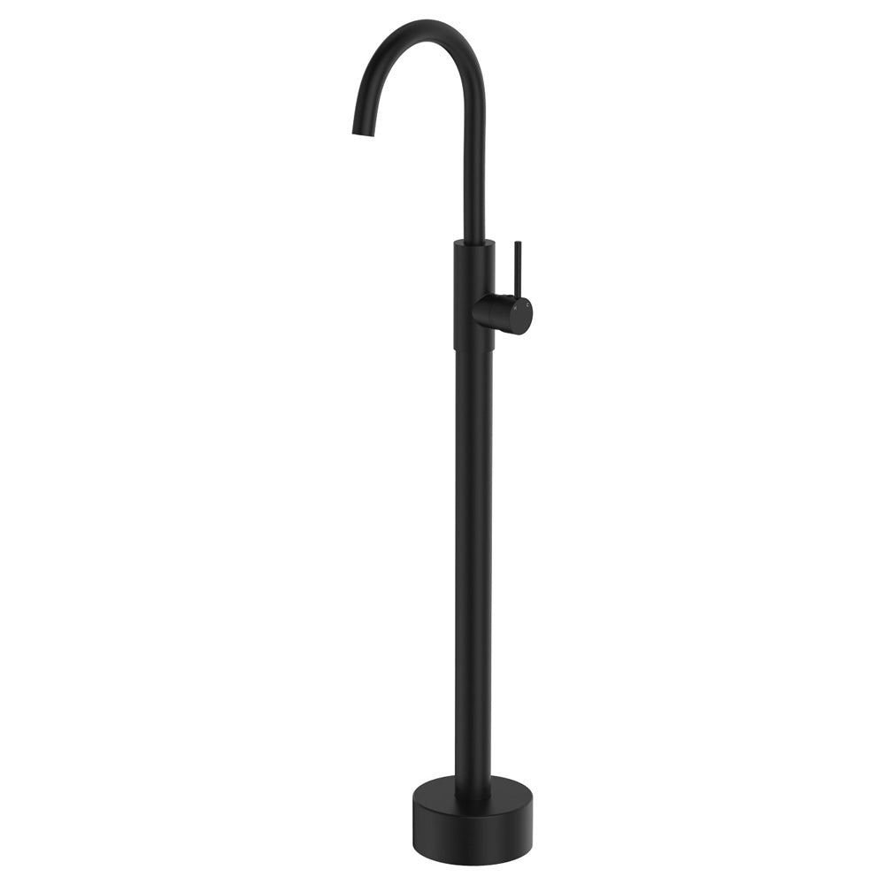 Product image of Fienza KAYA Floor Mounted Basin/Bath Mixer Matte Black LF