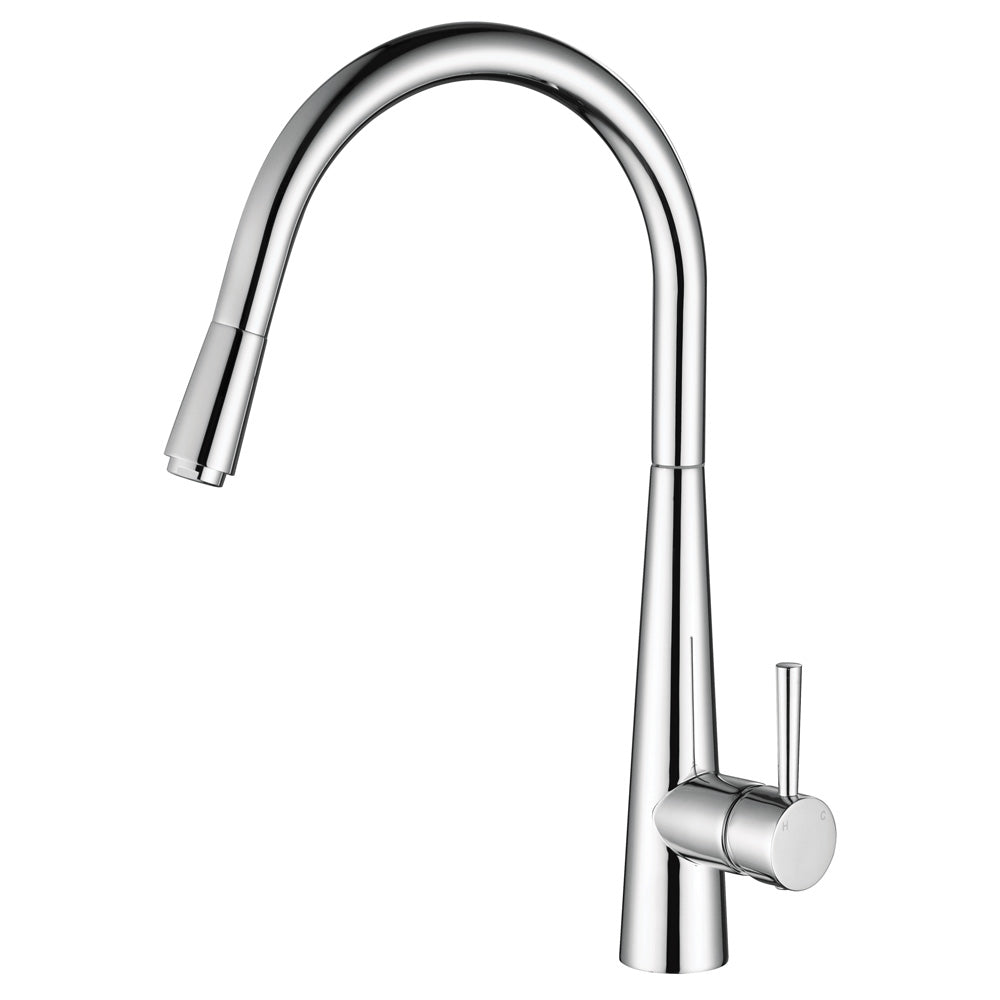 Isabella Deluxe Gooseneck Pull-Out Kitchen Mixer