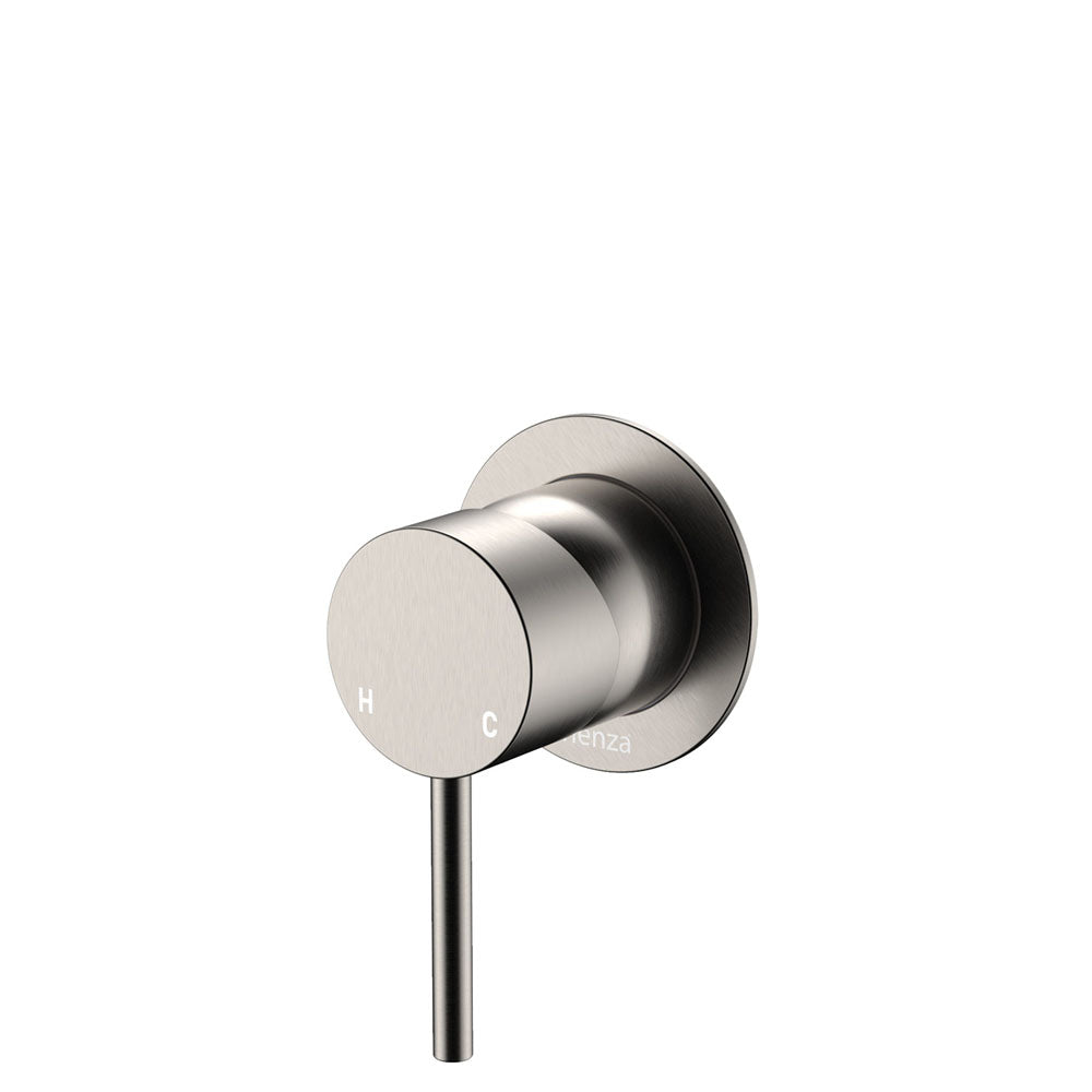 Product image of Fienza KAYA Wall Mixer Small Round Plate Brushed Nickel LF SUS304