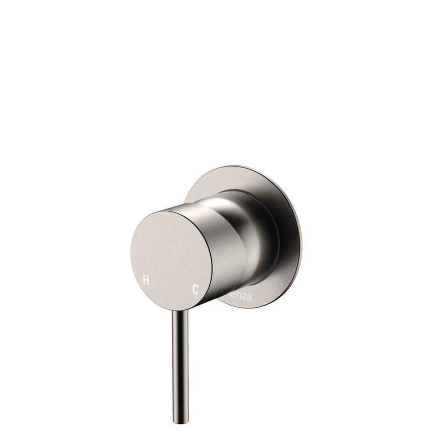 Product image of Fienza KAYA Wall Mixer Small Round Plate Brushed Nickel LF SUS304